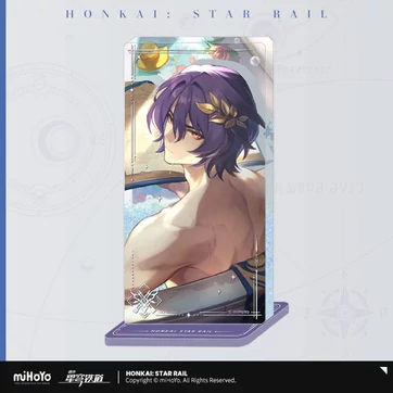 Honkai: Star Rail Light Cone Acryl Ornament with Glitter: Dr. Ratio Baptism of Pure Thought 15 cm