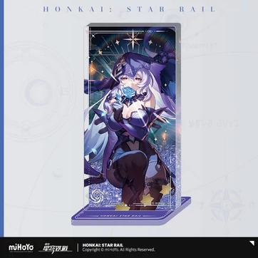 Honkai: Star Rail Light Cone Acryl Ornament with Glitter: Black Swan Reforged Remembrance 15 cm