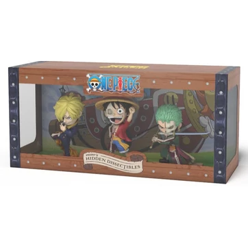 One Piece Freeny's Hidden Dissectables Vinyl Figure Luffy, Zoro and Sanji 10 cm