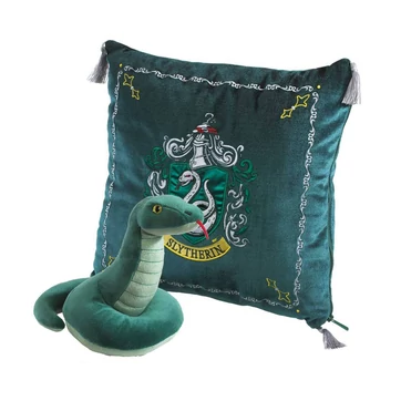 Harry Potter House Mascot Cushion with Plush Figure Slytherin