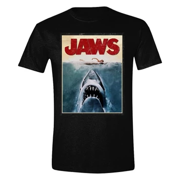 Jaws T-Shirt Poster Size L