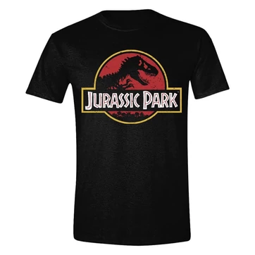 Jurassic Park T-Shirt Vintage Logo Size L