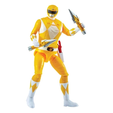 Mighty Morphin Power Rangers Action Figure Auto-Morphin Yellow Ranger 12 cm