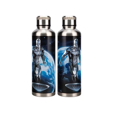 Fantastic Four Metal Water Bottle Silver Surfer