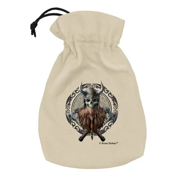 Anne Stokes Dice Pouch Viking Skull
