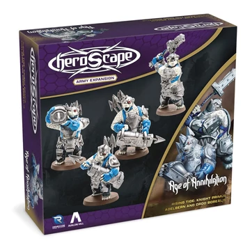 Heroscape Expansion Rising Tide - Knight Primus Adelbern & Ordo Borealis Army *English Version*