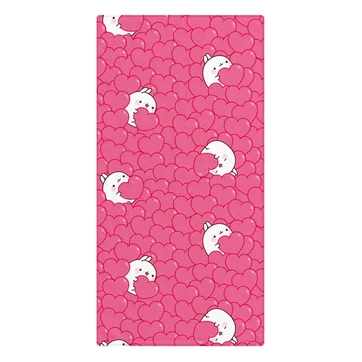 Molang Towel Hearts 150 x 75 cm