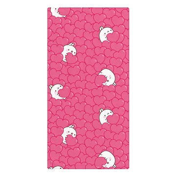 Molang Towel Hearts 35 x 75 cm