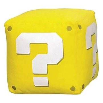 Super Mario Plush Figure Question Mark 12 cm