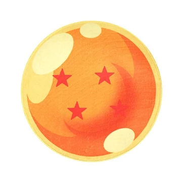 Dragon Ball Indoor Mat 4 Stars Ball 60 x 60 cm