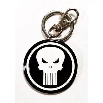 Marvel Comics Metal Keychain Punisher Logo