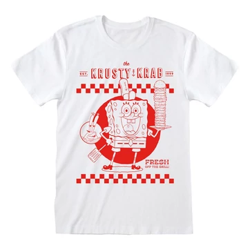 SpongeBob Squarepants T-Shirt Krusty Krab White Size L