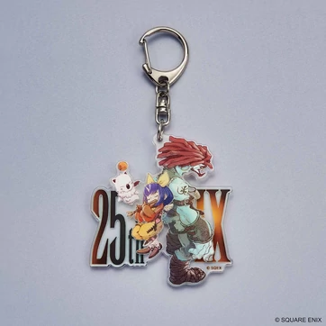 Final Fantasy IX Acrylic Keychain 25th Anniversary Eiko & Salamander