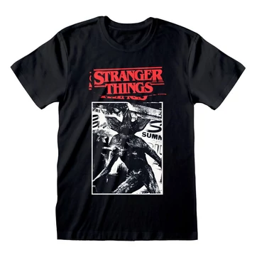 Stranger Things T-Shirt Article Cut Out Size L