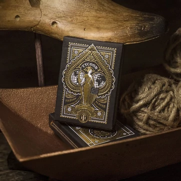 Tycoon Playing Cards Black