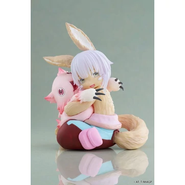 Made in Abyss: The Golden City of the Scorching Sun PVC Statue Desktop Cute Figure Nanachi & Mitty Reissue 13 cm