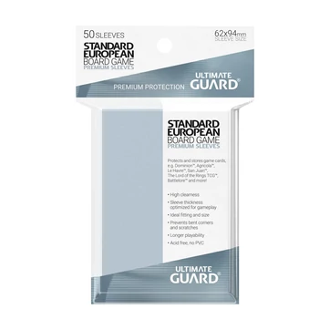 Ultimate Guard Board Game Sleeves (50) - Standard European
