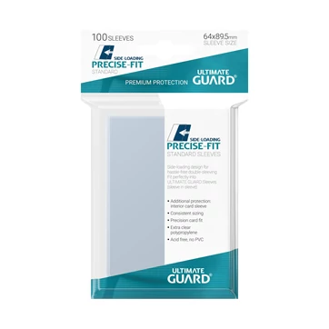 Ultimate Guard Precise-Fit Sleeves Standard Size (100) - Side-Loading