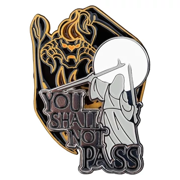 Lord of the Rings Collectors Pins 2-Pack You Shall Not Pass 8 cm