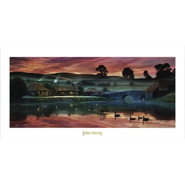 Lord of the Rings Art Print Return to the Green Dragon Inn 59 x 42 cm