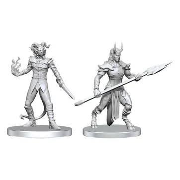 Pathfinder Deep Cuts Unpainted Miniatures Vordine (Infantry Devil) & Pitborn Rogue