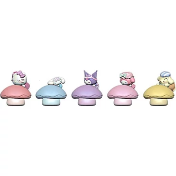 Sanrio Bedside Light Little Mushroom Series Mini Figures Hello Kitty and Friends 8 cm Display (12)