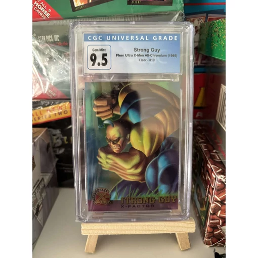 1995 Strong Guy Fleer Ultra X-Men All-Chromium Fleer #19 CGC 9.5 kártya