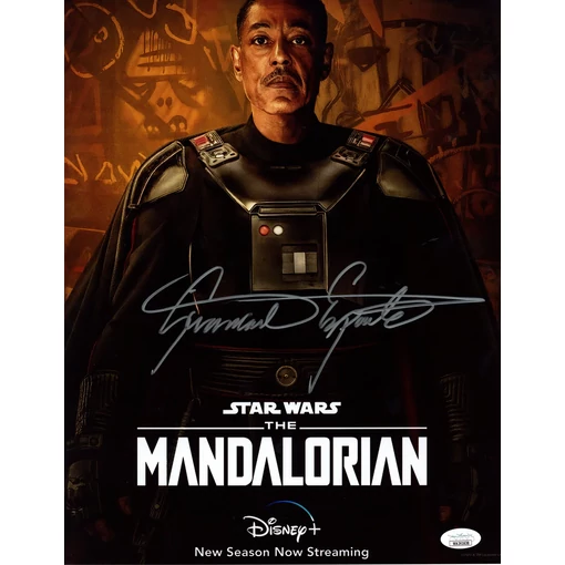 Giancarlo Esposito dedikált The Mandalorian 28cm x 35cm poszter PSA certifikációval