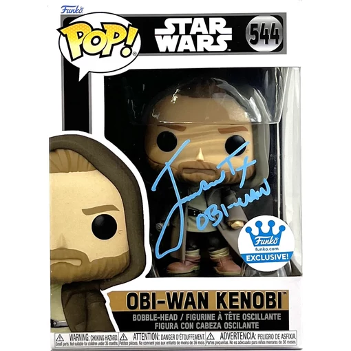 James Arnold Taylor Autographed Star Wars Obi-Wan Kenobi Funko POP JSA certifikációval