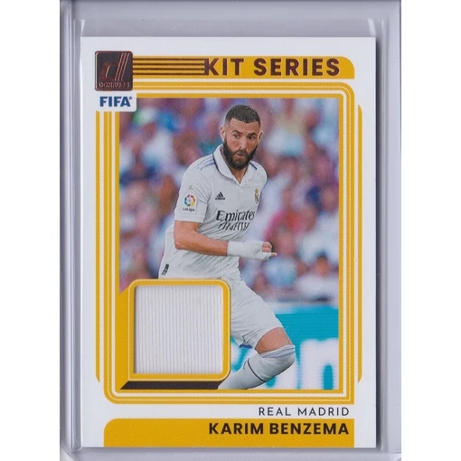 KARIM BENZEMA 2022-23 DONRUSS FIFA KIT SERIES CARD mezdarabos fociskártya