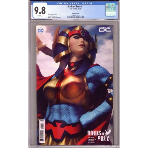 Birds of Prey  #1 Artgerm Lau variant CGC 9.8 