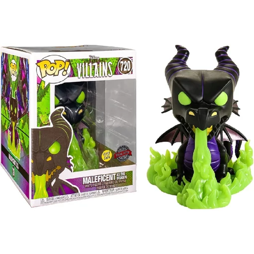 Funko Pop Disney Villains Maleficent as the Dragon Glow in the Dark Exclusive 720