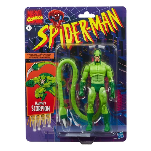 Spider-Man Marvel Legends retro  akciófigura Marvel's Scorpion 15 cm