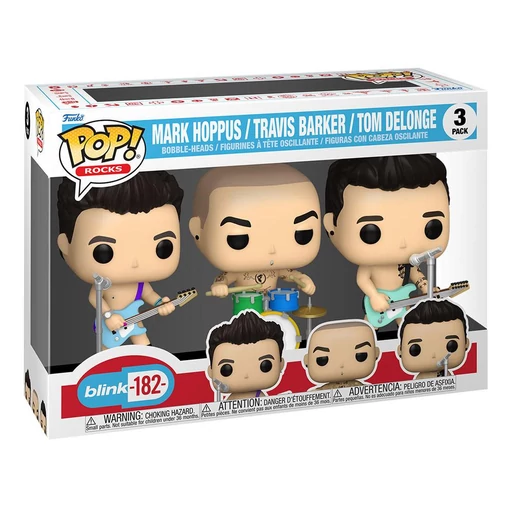 Blink 182 POP! Rocks Vinyl figura 3-Pack