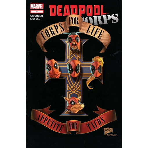 Deadpool Corps #4 Guns 'n Roses variant