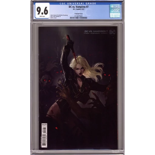 DC vs. Vampires 7C CGC 9.6 Leirix 1:25 variant
