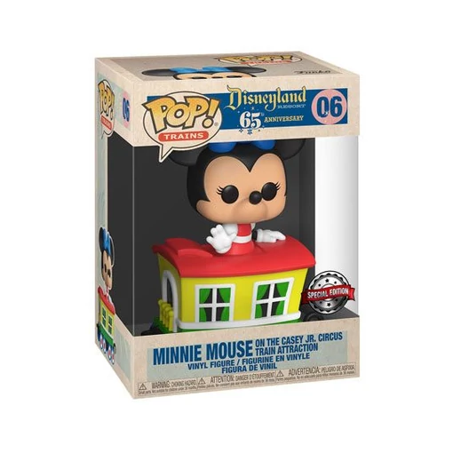 Disneyland Resort POP! Disney Train Cart  Minnie Mouse on the Casey Jr. Circus Train Attraction 9 cm