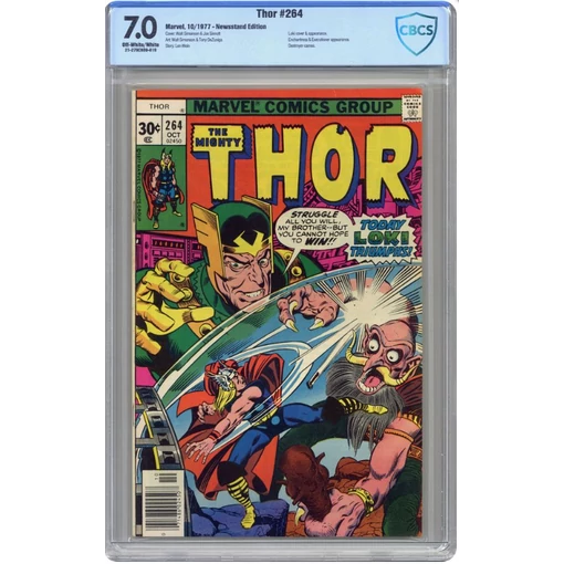 Thor (1962 első széria Journey Into Mystery) 264 CBCS 7.0