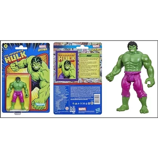 The Incredible Hulk Marvel Legends retro figura (3,75-ös) 