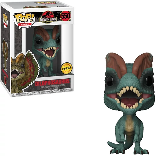 Jurassic Park 25th Anniversary Funko Pop Dilophosaurus Chase