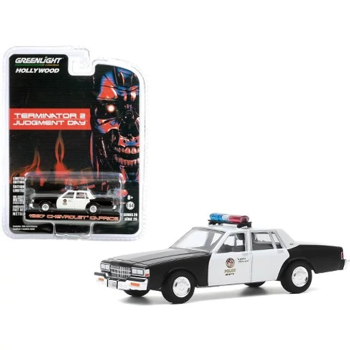 Terminator 2 Diecast Model 1/64 1987 Chevrolet Caprice Metropolitan Police