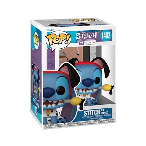 Lilo & Stitch POP! Disney  Stitch Costume- 101 kiskutya Pongo 9 cm