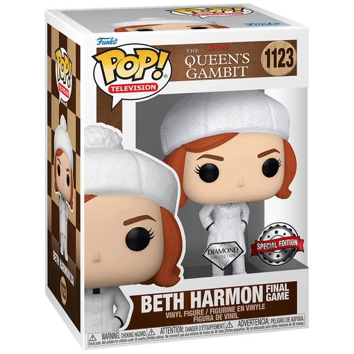 The Queens Gambit Beth Harmon Final Game Diamond Glitter Special edition Funko POP