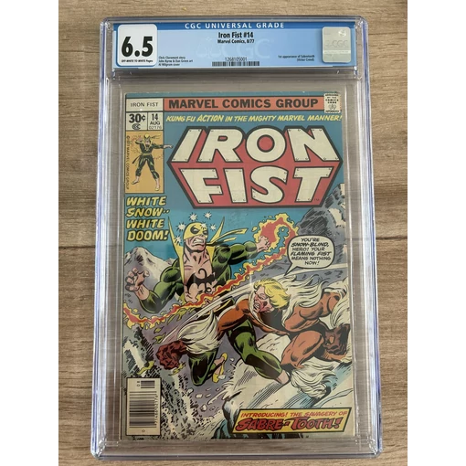 Iron Fist #14 CGC 6.5 1st app of Sabretooth