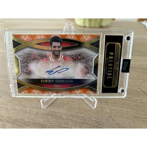 Liverpool Dominik Szoboszlai Topps Palatial 2024/25 Auto /25, dedikált kártya 