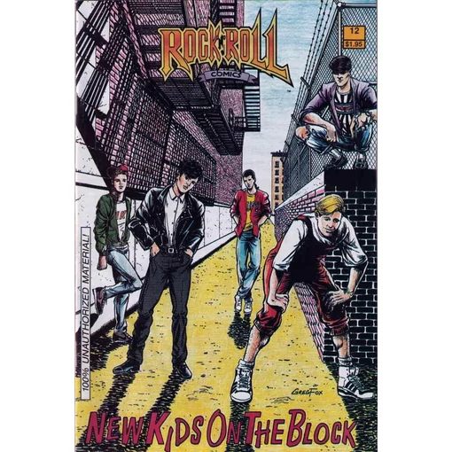 Rock N' Roll Revolutionary Comics New Kids on the Block