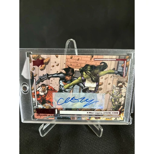 Upper Deck Marvel Allegiance Avengers vs X-men - X-men legacy signed by Christos Gago