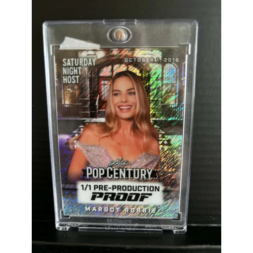 Leaf Pop Century 1/1 Pre-Production Proof Margot Robbie kártya
