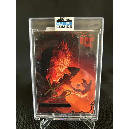 2023 Fleer Ultra Midnight Sons Mephisto Nicholas Gregory által dedikált kártya