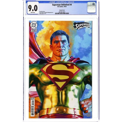 Superman Unlimited #4 CGC 9.0